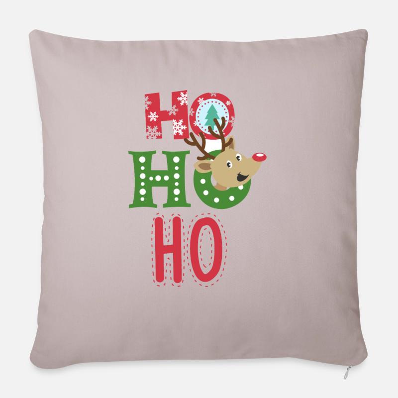 HOHOHO dear - Sofakissenbezug 45 x 45 cm - helles Taupe