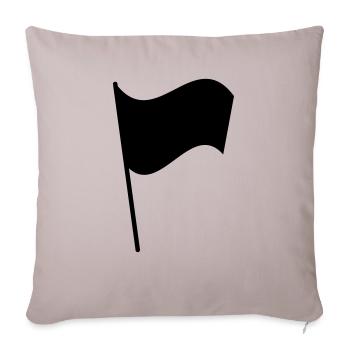 Flagge - Sofakissenbezug 45 x 45 cm - helles Taupe - Vorne