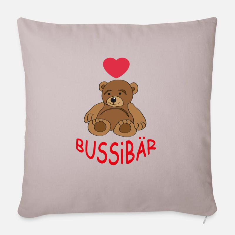 Bussi Baer - Sofakissenbezug 45 x 45 cm - helles Taupe
