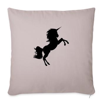unicorn - Sofa pillowcase 17,3'' x 17,3'' (45 x 45 cm) - light taupe - Front