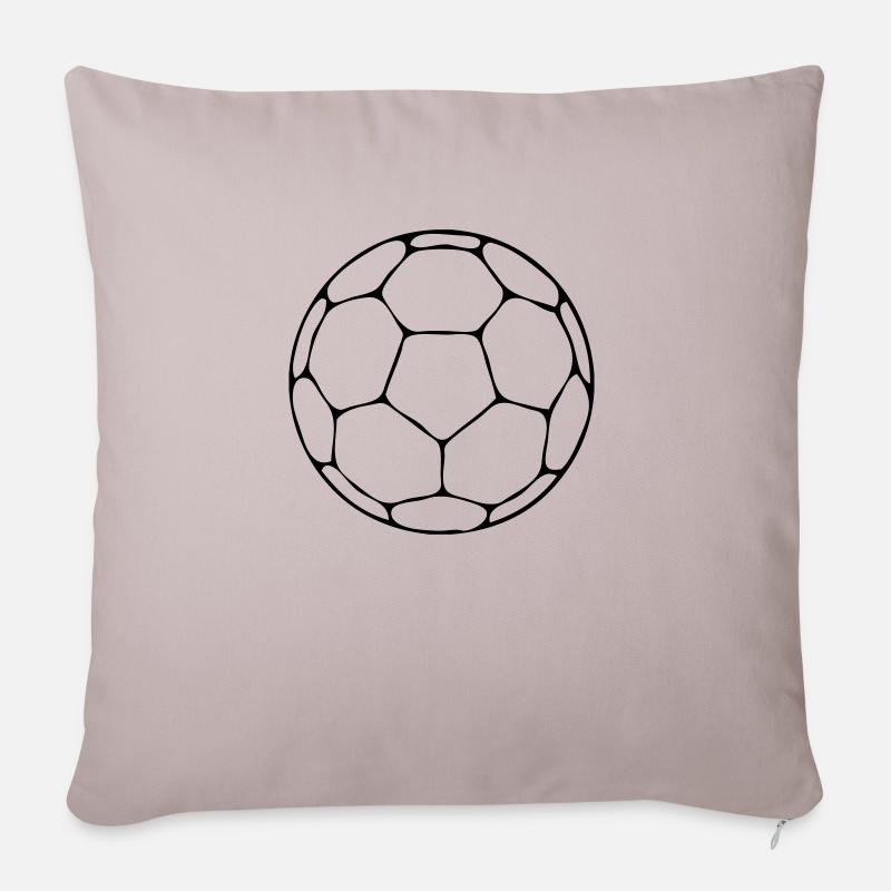 Handball - Sofakissenbezug 45 x 45 cm - helles Taupe