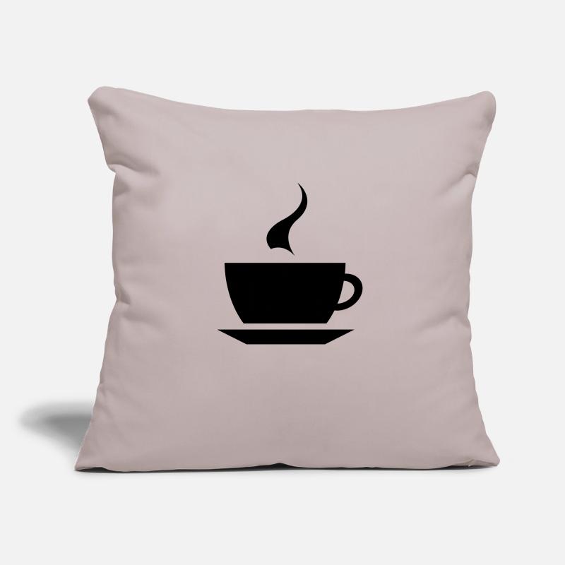 coffee cup tea cafe Sofa pillowcase 17,3'' x 17,3'' (45 x 45 cm)