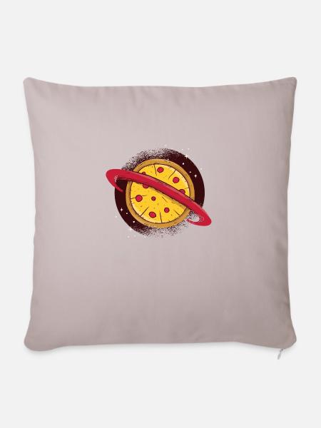Sky Pizza - Sofakissenbezug 45 x 45 cm - helles Taupe