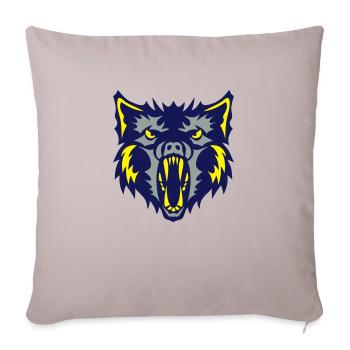 werewolf werewolf wolf 2 - Sofa pillowcase 17,3'' x 17,3'' (45 x 45 cm) - light taupe - Front