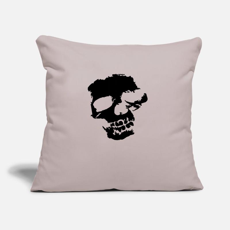 Crâne crâne squelette evil dead Housse de coussin décorative 45 x 45 cm