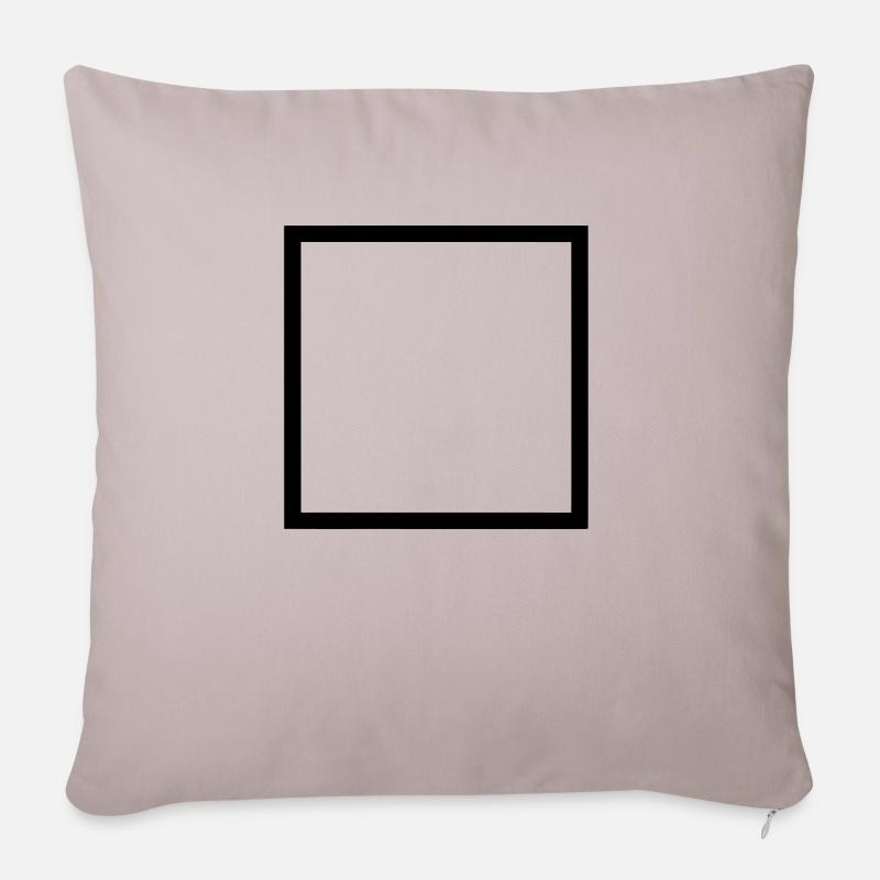A Personnaliser / Custom / Customiser / Customize - Housse de coussin décorative 45 x 45 cm - taupe clair
