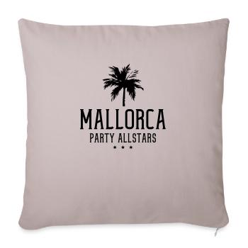 mallorca party allstars - Sofa pillowcase 17,3'' x 17,3'' (45 x 45 cm) - light taupe - Front
