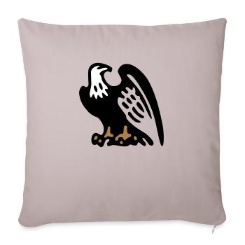 Adler aquila2 - Sofakissenbezug 45 x 45 cm - helles Taupe - Vorne