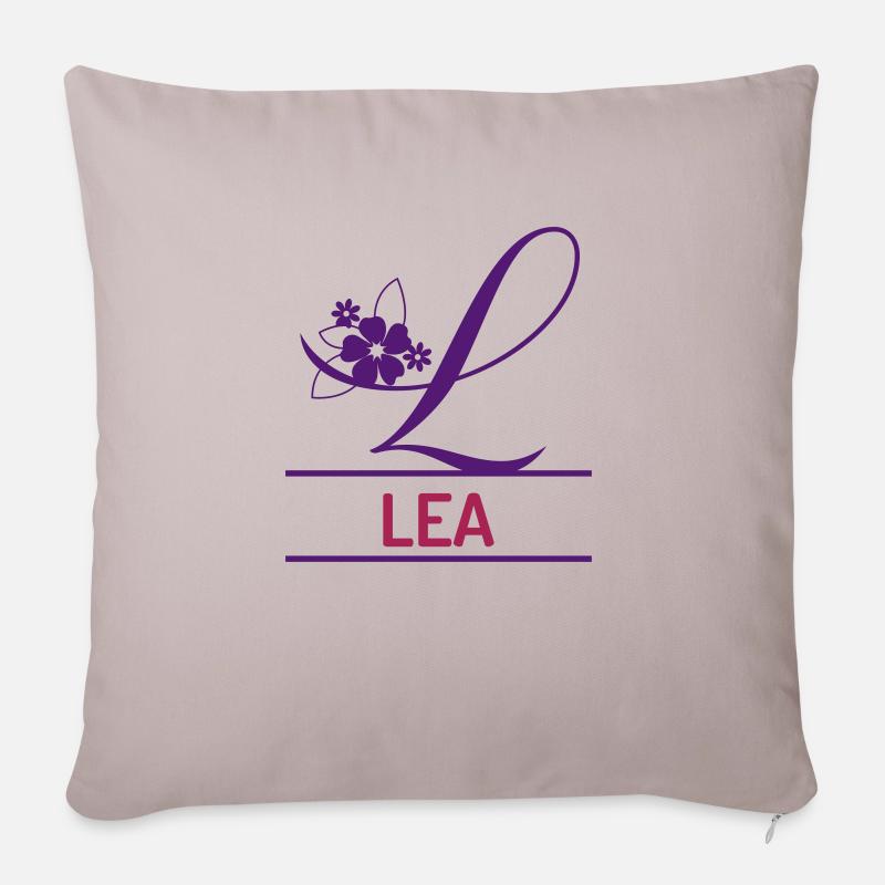 Lea - Sofakissenbezug 45 x 45 cm - helles Taupe