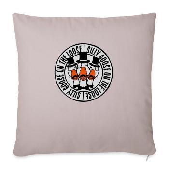 goose on the loose - Sofa pillowcase 17,3'' x 17,3'' (45 x 45 cm) - light taupe - Front