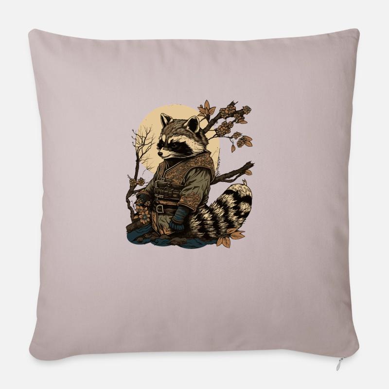 baka racoon 2 - Housse de coussin décorative 45 x 45 cm - taupe clair