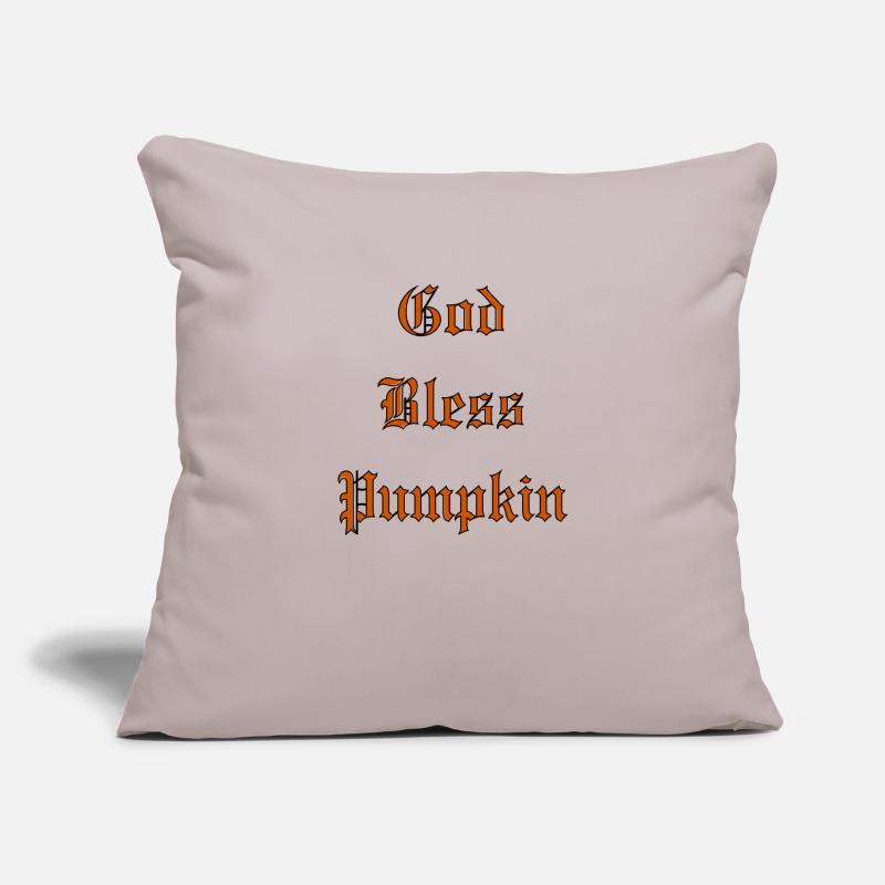 GodBlessPumpkin Sofakissenbezug 45 x 45 cm