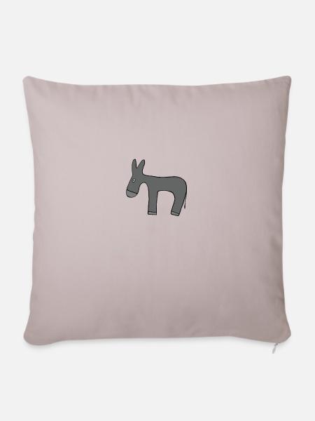 esel - Sofakissenbezug 45 x 45 cm - helles Taupe