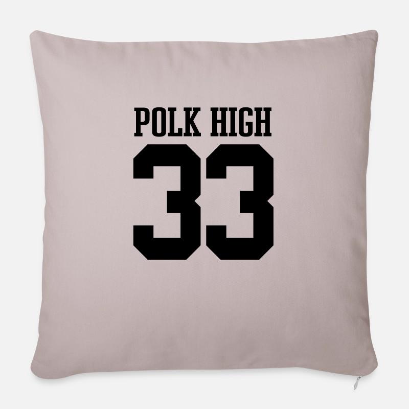 Polk High 33 - Sofakissenbezug 45 x 45 cm - helles Taupe