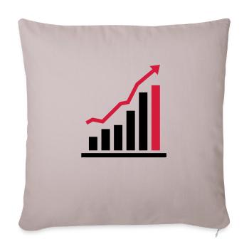 erfolgreich_f2 - Housse de coussin décorative 45 x 45 cm - taupe clair - Devant