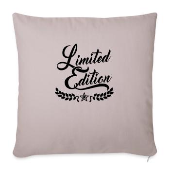 Limited Edition - Sofa pillowcase 17,3'' x 17,3'' (45 x 45 cm) - light taupe - Front