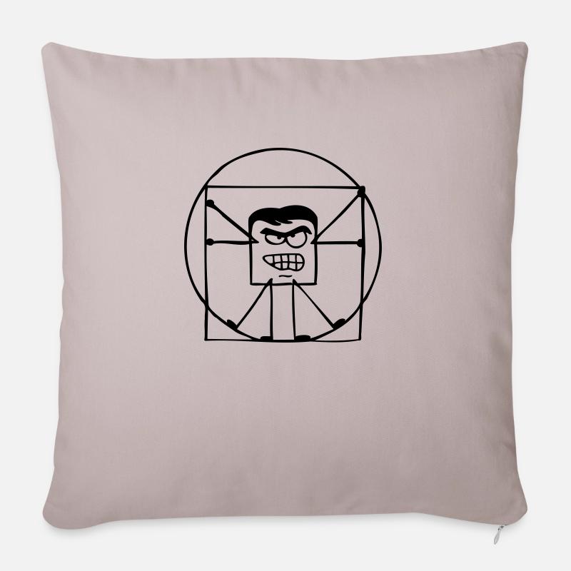 Cube-O-nardo - Sofakissenbezug 45 x 45 cm - helles Taupe