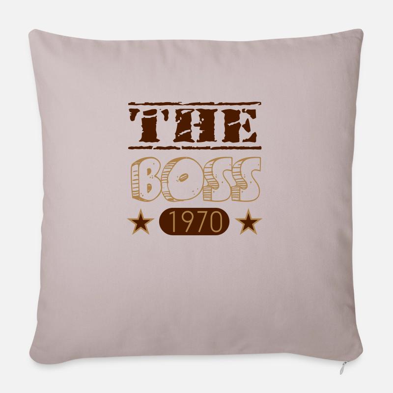The Boss 1970 01 - Sofakissenbezug 45 x 45 cm - helles Taupe