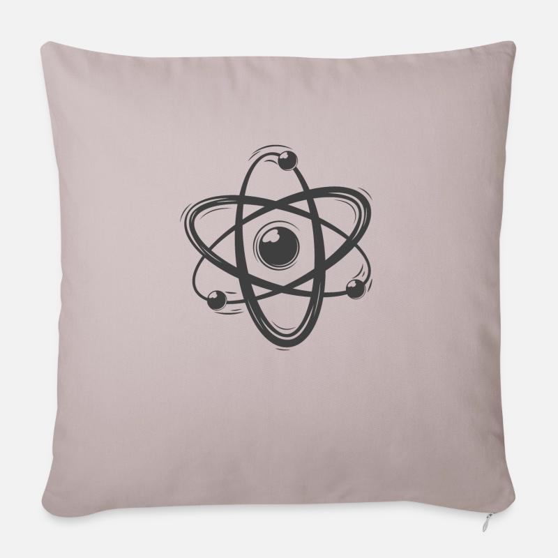 Atom - Sofakissenbezug 45 x 45 cm - helles Taupe