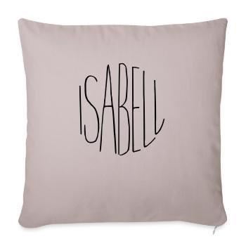 Isabell - Sofa pillowcase 17,3'' x 17,3'' (45 x 45 cm) - light taupe - Front