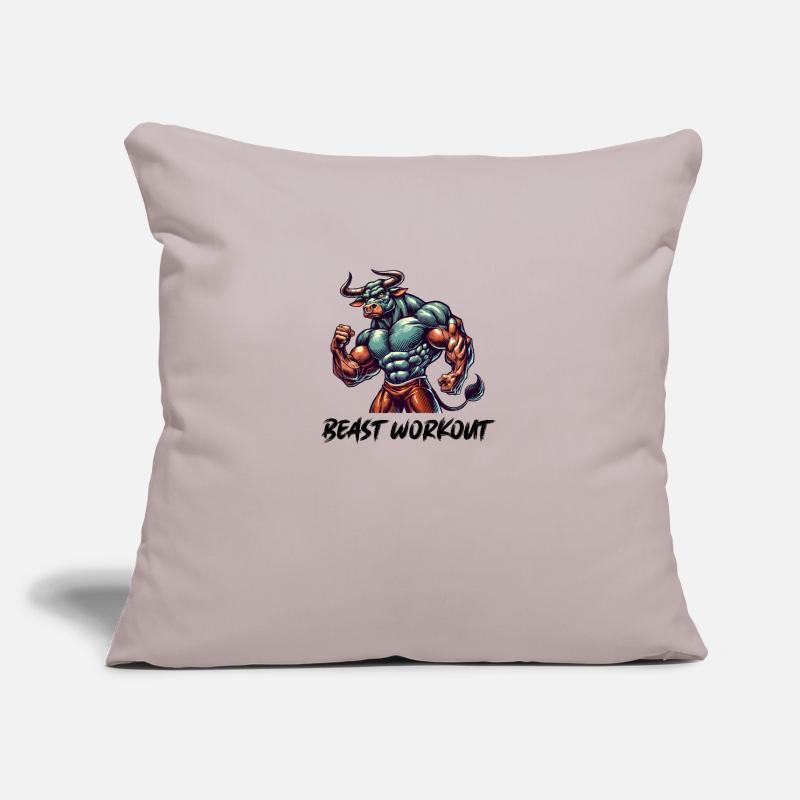 Taurus Beast Workout Sofa pillowcase 17,3'' x 17,3'' (45 x 45 cm)