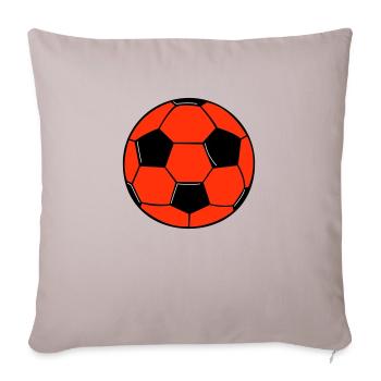Football - Housse de coussin décorative 45 x 45 cm - taupe clair - Devant