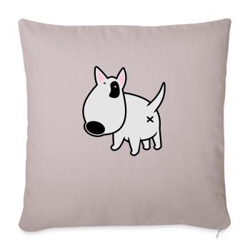 bully_illu_backside_3c - Sofakissenbezug 45 x 45 cm - helles Taupe - Vorne