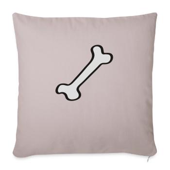 Os - os 2 - Housse de coussin décorative 45 x 45 cm - taupe clair - Devant