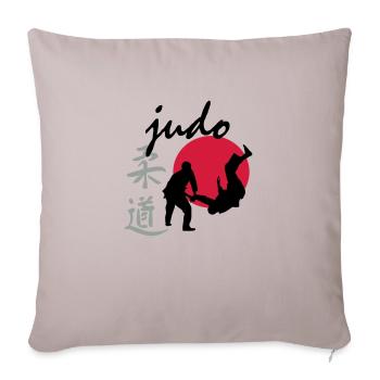 judo - Sofa pillowcase 17,3'' x 17,3'' (45 x 45 cm) - light taupe - Front