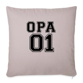 Opa 01 Weihnachten Partner Paar Liebe Geschenk - Sofakissenbezug 45 x 45 cm - helles Taupe - Vorne