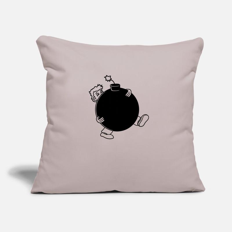 explosion bomb explode tnt dynamite dangerous Sofa pillowcase 17,3'' x 17,3'' (45 x 45 cm)