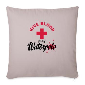 water-polo - Housse de coussin décorative 45 x 45 cm - taupe clair - Devant