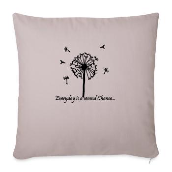 Pusteblume - Sofakissenbezug 45 x 45 cm - helles Taupe - Vorne
