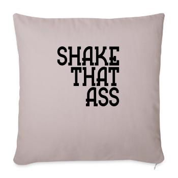 shake that ass - Housse de coussin décorative 45 x 45 cm - taupe clair - Devant