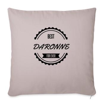 best daronne - Sofa pillowcase 17,3'' x 17,3'' (45 x 45 cm) - light taupe - Front