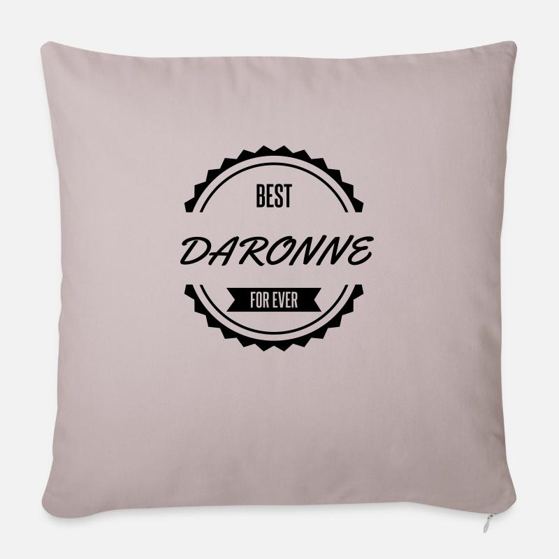 best daronne - Sofakissenbezug 45 x 45 cm - helles Taupe