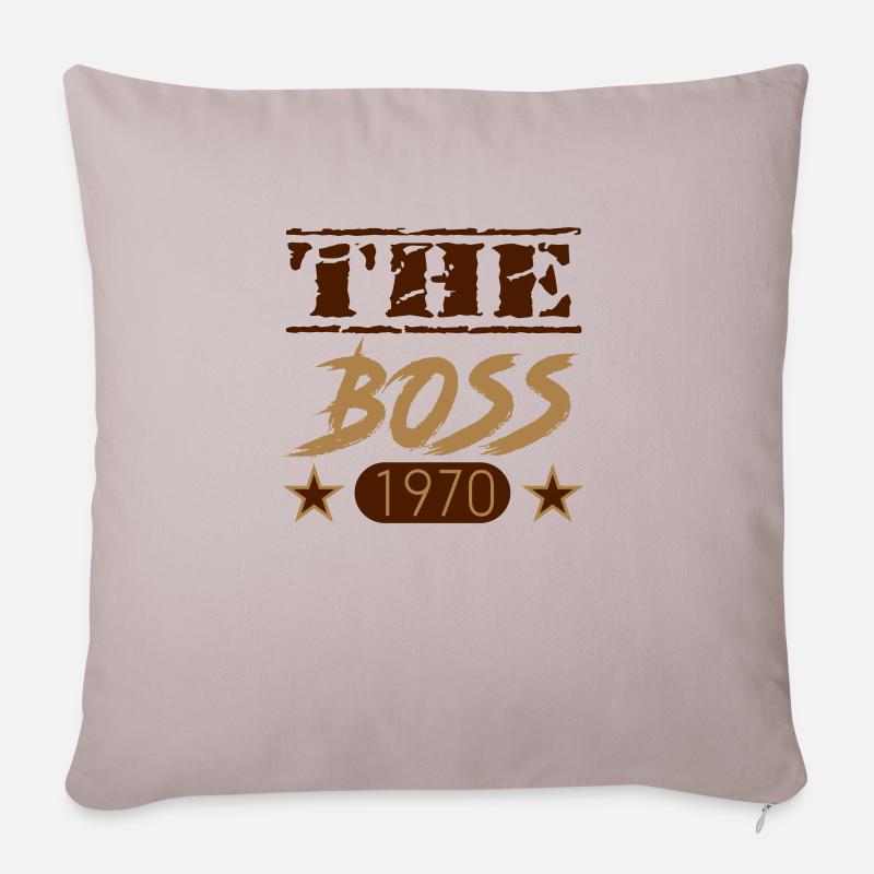 The Boss 1970 09 - Sofakissenbezug 45 x 45 cm - helles Taupe
