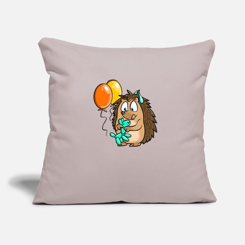 Déclaration de conception de ballons hérisson Paulchen Peng Housse de coussin décorative 45 x 45 cm