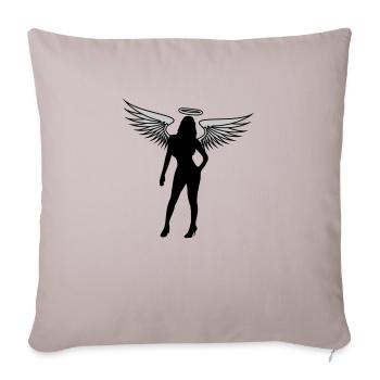 Angel Hot Girl - Sofa pillowcase 17,3'' x 17,3'' (45 x 45 cm) - light taupe - Front