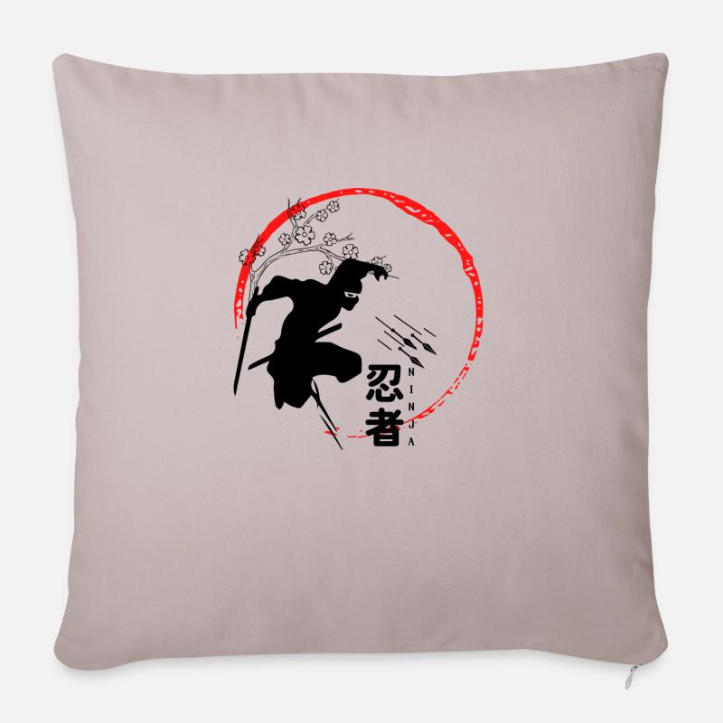 Ninja - Sofakissenbezug 45 x 45 cm - helles Taupe