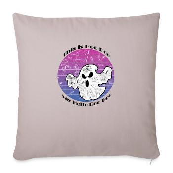 This is Boo Boo - Sofa pillowcase 17,3'' x 17,3'' (45 x 45 cm) - light taupe - Front