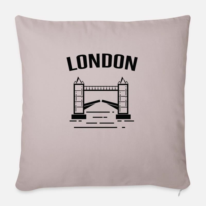 London - Sofakissenbezug 45 x 45 cm - helles Taupe