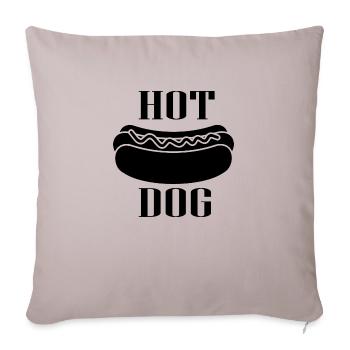 Hund Dog - Sofa pillowcase 17,3'' x 17,3'' (45 x 45 cm) - light taupe - Front