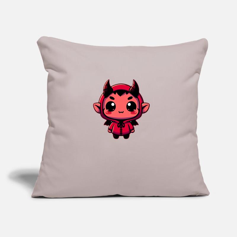 Chibi Red Devil Sofa pillowcase 17,3'' x 17,3'' (45 x 45 cm)