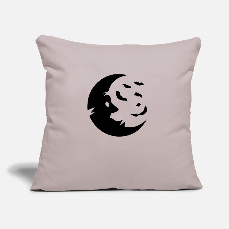 Lune Housse de coussin décorative 45 x 45 cm