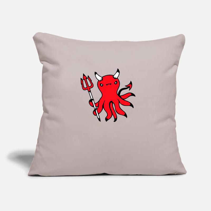 Octopus Devil Hell Satan Evil Purgatory Naughty Sofa pillowcase 17,3'' x 17,3'' (45 x 45 cm)