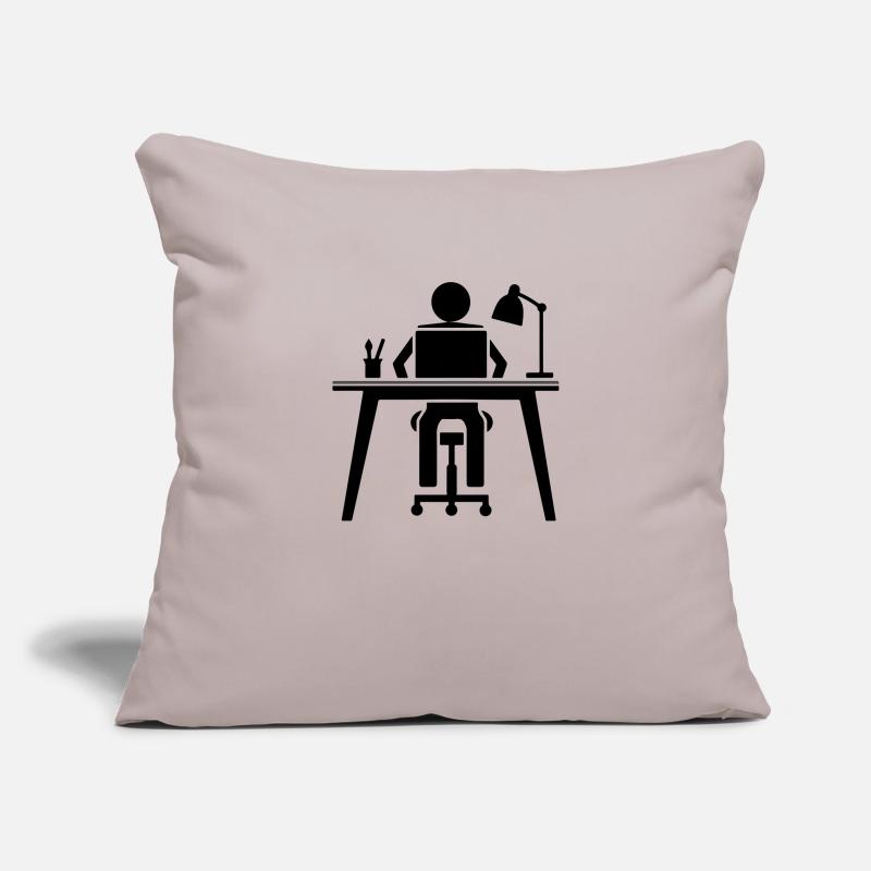 Learning to work Sofa pillowcase 17,3'' x 17,3'' (45 x 45 cm)
