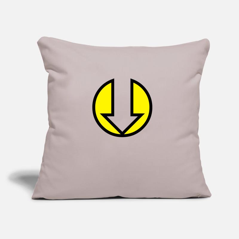 Flèche vers le bas Housse de coussin décorative 45 x 45 cm