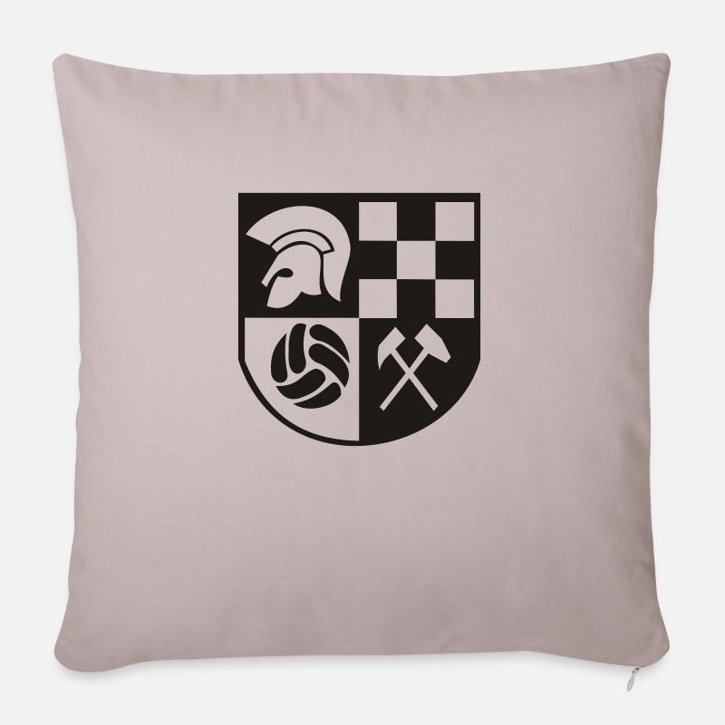 Ska Wappen - Sofakissenbezug 45 x 45 cm - helles Taupe