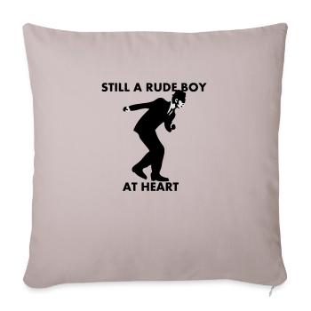 Noch eine Rude Boy At Heart - Sofakissenbezug 45 x 45 cm - helles Taupe - Vorne